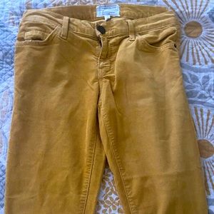 Mustard yellow cords Sz 27